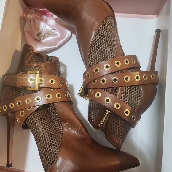 FRANCESCO SACCO Italian Designer Ankle Boots - Picture 8 of 16